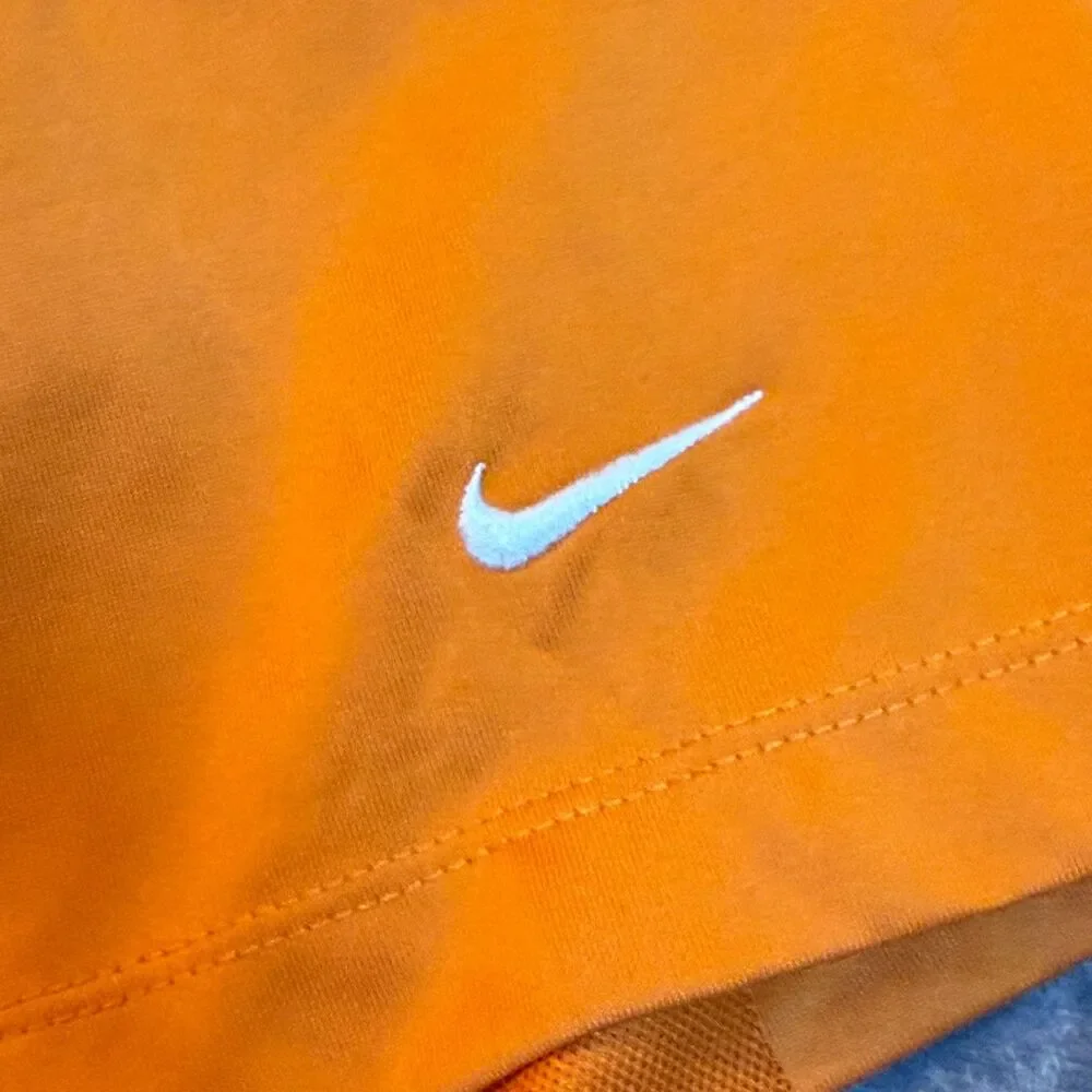 Nike Dri-Fit orange Virginia Tech golf polo Size L - 0324
